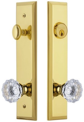 Grandeur FAVFON_TP_ESET_238 Fifth Avenue Solid Brass Tall Plate - Brass