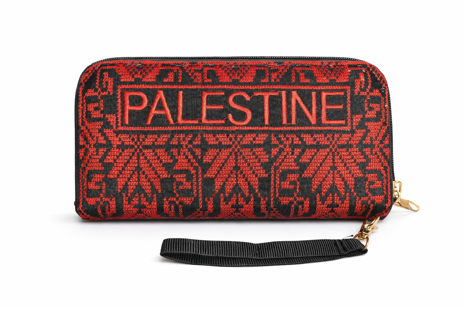 Palestine Embroidered Fabric Wallet Style Cultural Heritage Clutch