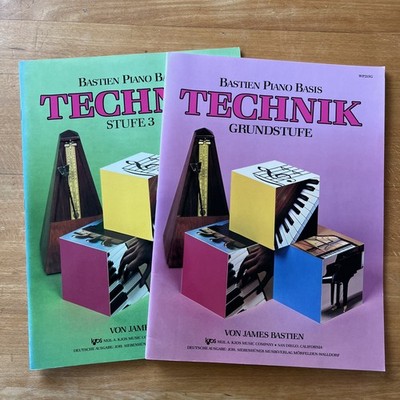 Bastien Piano Basics: Technik Grundstufe + Stufe 3 zusammen