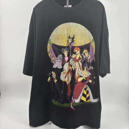 Camiseta para dormir vintage de los 90 Disney Villains Bad Girls talla 2XL/3XL