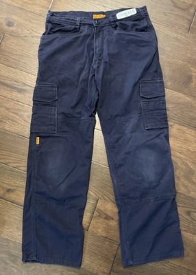 Thrive Workwear 7820 FR Pro Cargo Knee Pad Pants 34X32 Blue Flame Resistant