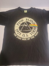 Pink Floyd 1973 Tour Dark Side of The Moon T-shirt Size XL Black