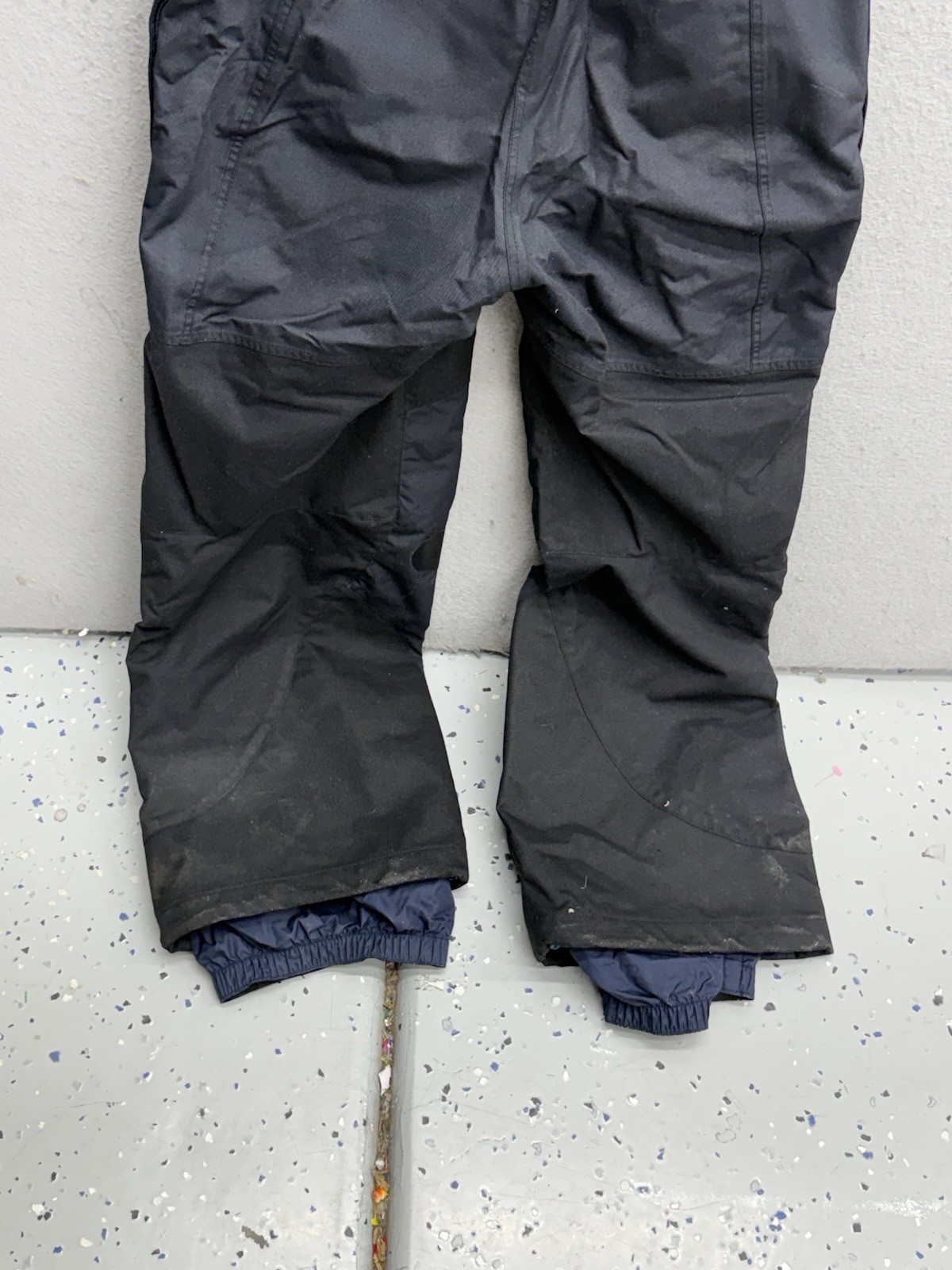 Patagonia Bibs Pants Womens 12 Vintage 90s Zip Legs Black Snowboard Ski Snow thumbnail 9