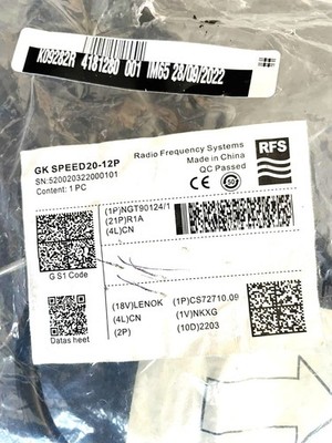 RFS Technologies GKSPEED20-12P High-Speed Grounding Kit