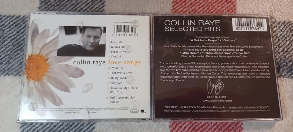 Collin Raye Signed Cds Foto 2 de 4