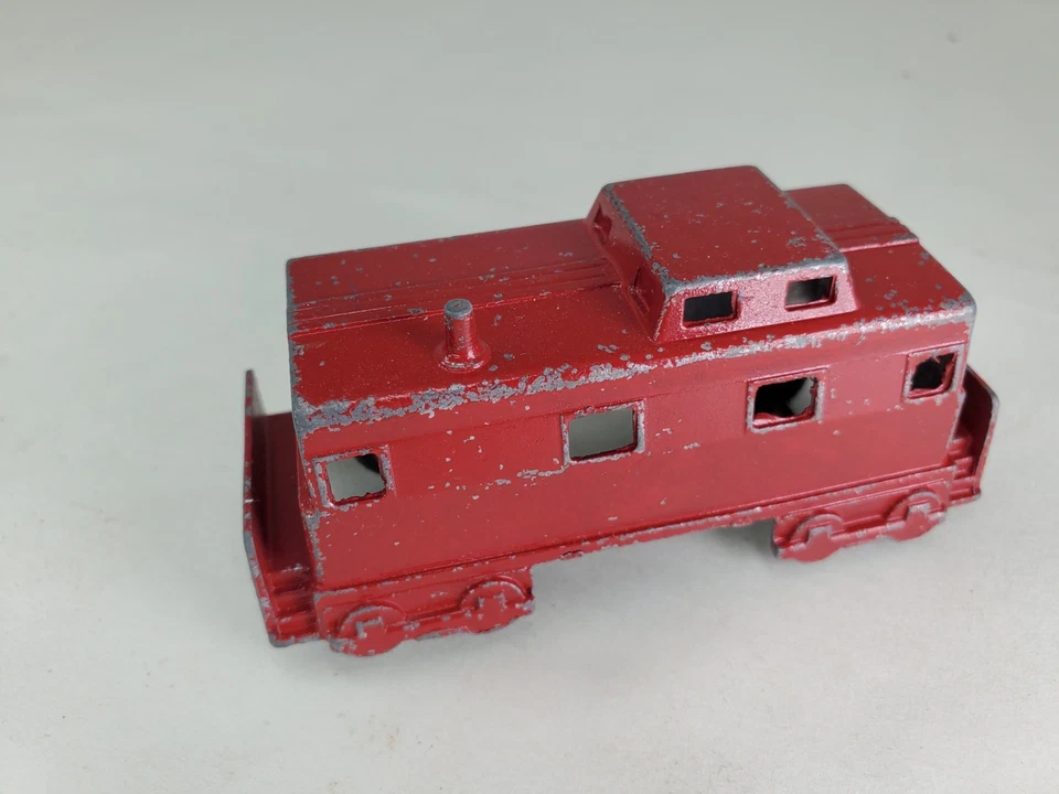 Tren de metal caboose Midgetoy Rockford IL EE. UU. antiguo Foto 2 de 4