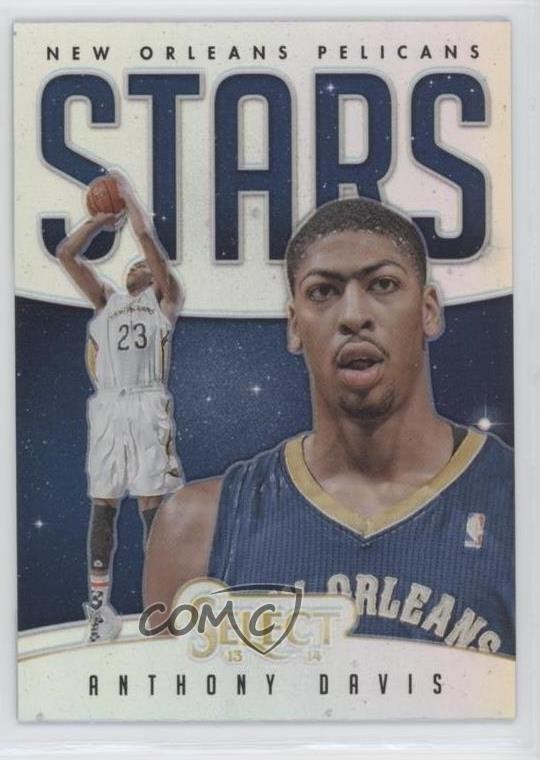 2013-14 Panini Select Stars Silver Prizm Anthony Davis #2 d4v