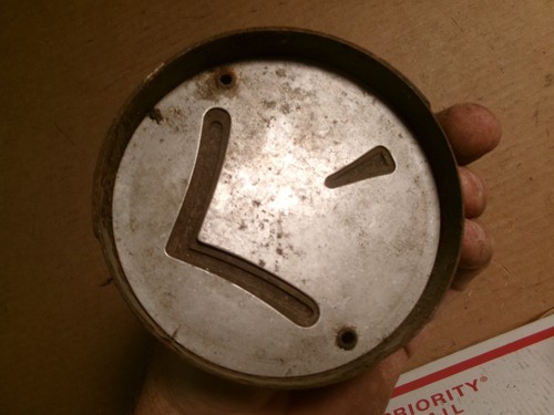 1930's 1940's VINTAGE ARROW TRUCK TURN SIGNAL LIGHT BEZELS FORD CHEVY DODGE IHC - Picture 6 of 9