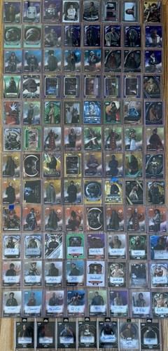 (103) Topps Star Wars Auto & Or Numbered Parallel Card Lot. All Cards Auto Or #