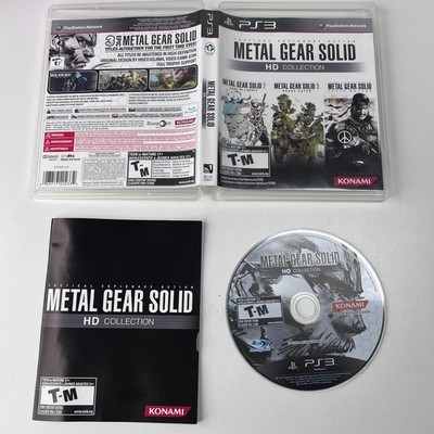 Metal Gear Solid HD Collection Sony PlayStation 3 PS3 CIB Complete w Manual Used