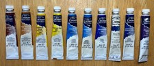 Vtg Winsor  Newton Cotman Watercolor Paint Lot  10 Tubes  8ml  England