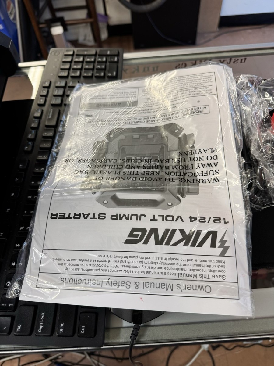 3400 Peak Amp 12V/24V Heavy Duty Portable Jump Starter Power Pack