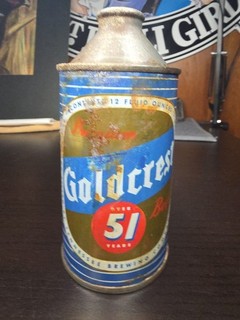Goldcrest Cone Top Beer Can Memphis Tennessee