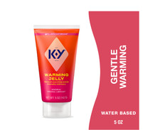 K-Y Warming Jelly Lube Sensorial Personal Lubricant, Glycol Based Formula 5 fl..