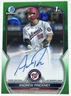 2023 Andrew Pinckney 1st Bowman Chrome Draft Green Lava Auto /99 Nationals