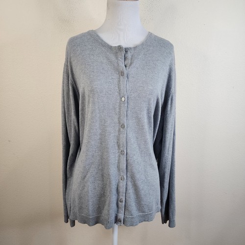 Pull Cardigan En Soie Norm Thompson Pour Femme – Petite Taille (S) Beige Avec Boutons