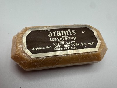 Vintage Aramis Travel Soaps Soap 1.5 oz, Made in USA, New Sealed
