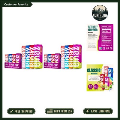 Zero Sugar Energy Drink Classic Variety Pack   24 Cans of Clean Energy
