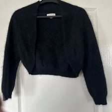 Beautiful Monsoon 80% Angora Bolero Cardigan Size M