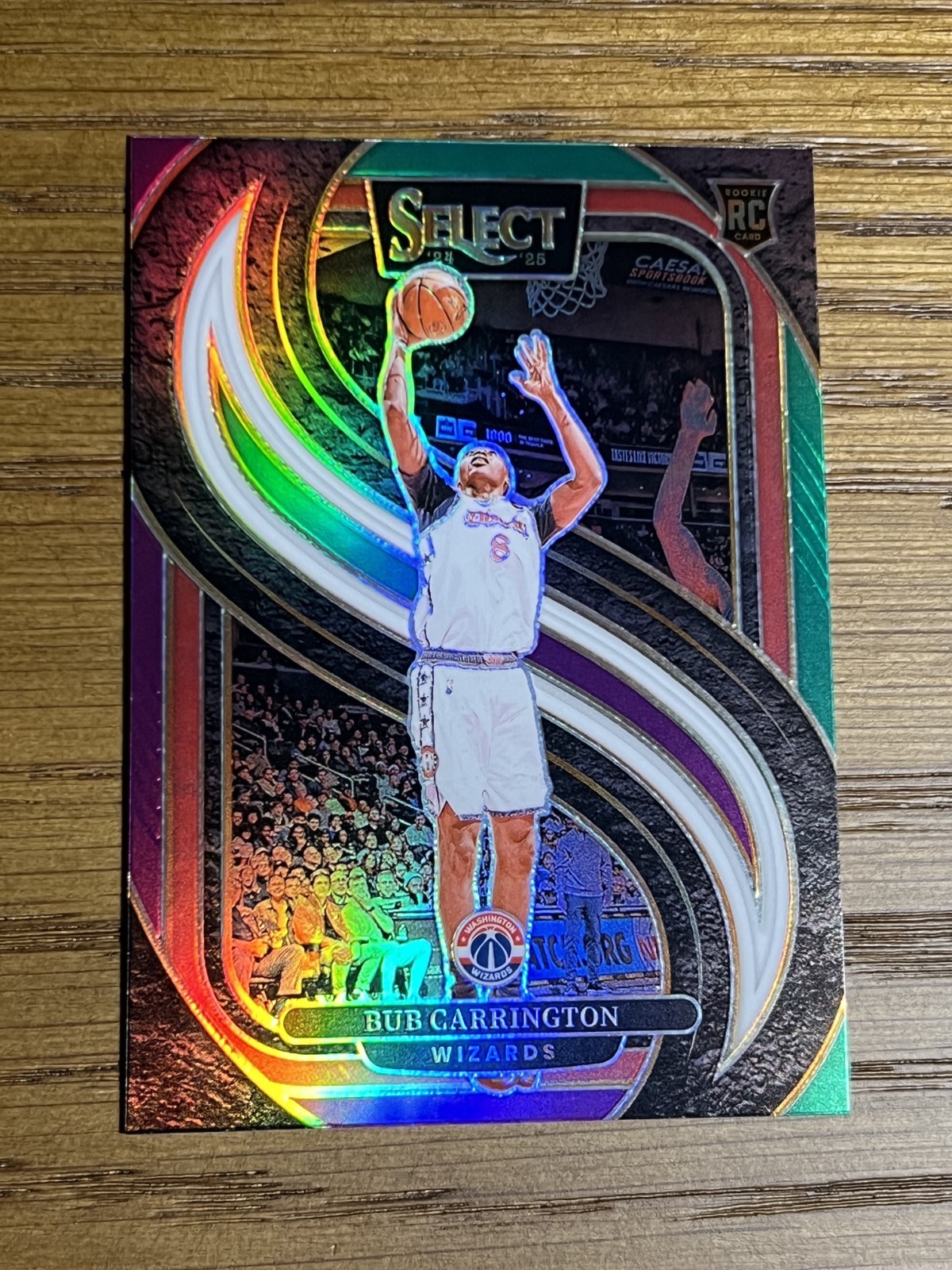 BUB CARRINGTON 2024 Panini Select Tri Color Prizm #197 Rookie Premier