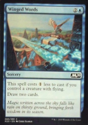 Winged Words - Core Set 2020: #80, Magic: The Gathering Nm C284