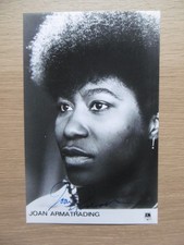 Joan Armatrading autograph signed 13x21 cm picture B/W