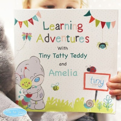 Personalised Tiny Tatty Teddy Learning Numbers Adventure Book Baby Kids Gift