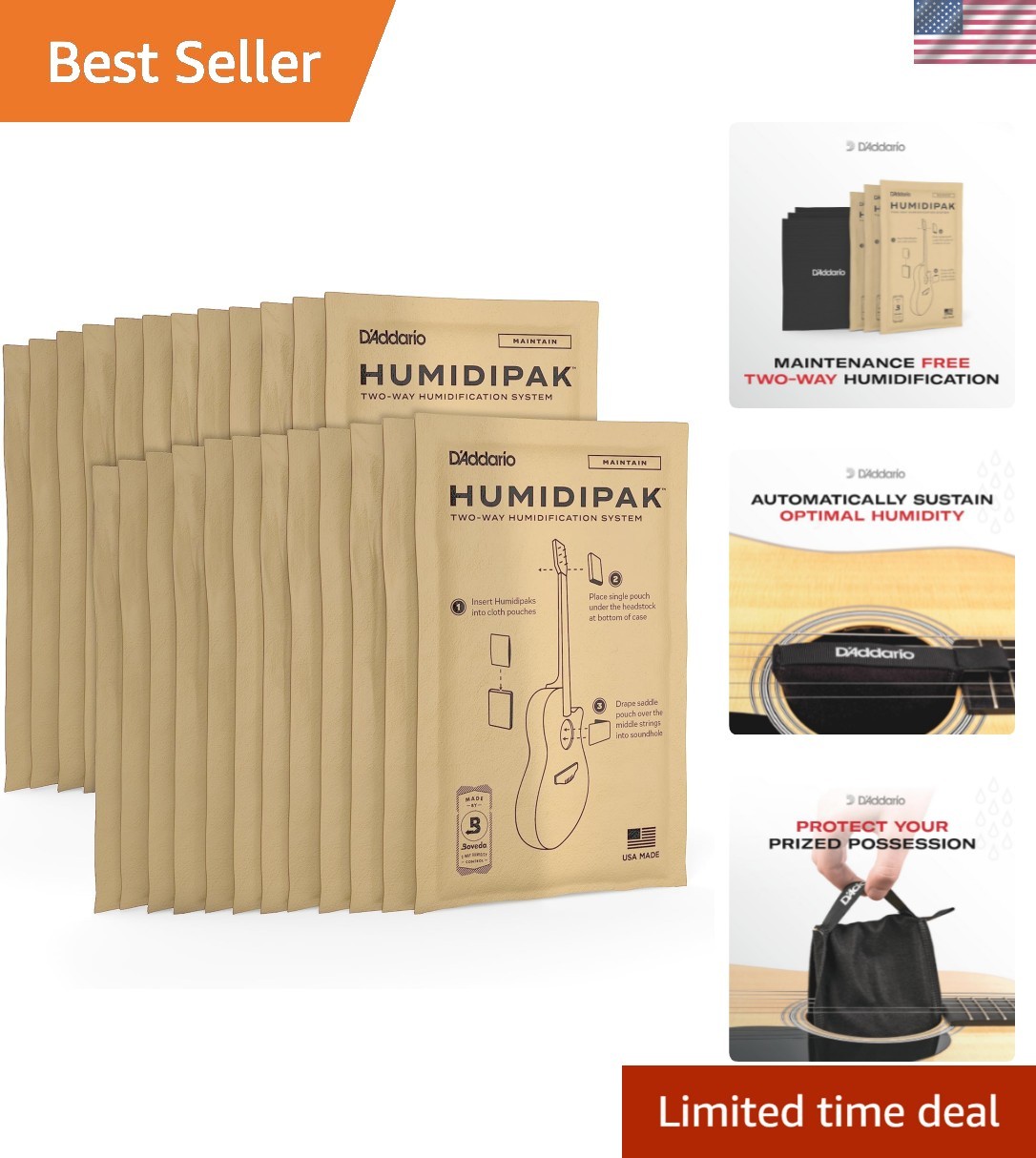 24-pack: Maintenance-free Two-way Humidity Control