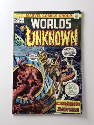 Worlds Unknown #1 Marvel Comics May 1973