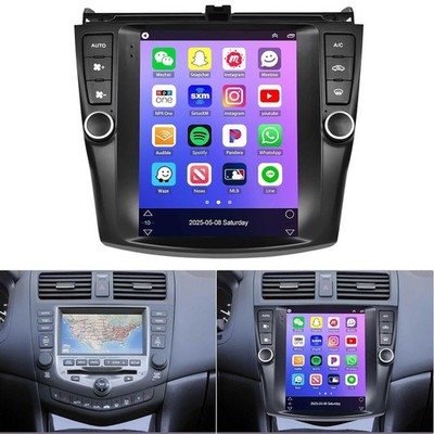9.7''Android 13 Apple Carplay Car Stereo GPS Radio For Honda Accord 2003-2007 64G