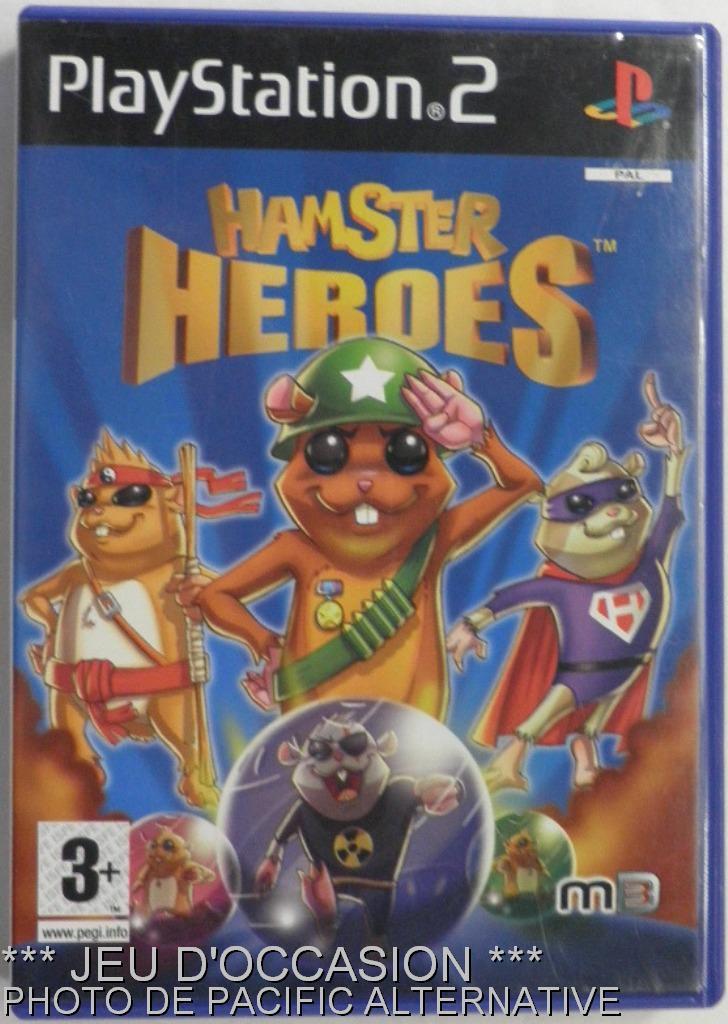 COMPLET Jeu HAMSTER HEROES playstation 2 sony PS2 francais action fluff superham