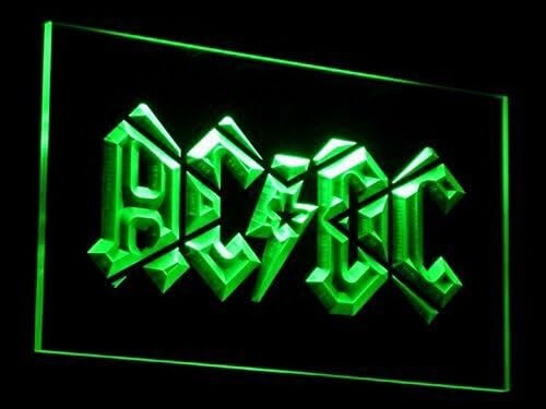 ACDC AC/DC Band Logo Beer Bar LED Neon Light Sign gift decore club pub ...