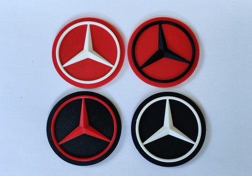 4Pcs Mercedes Alloy wheels centre caps 70/65/60mm  - Picture 13 of 13