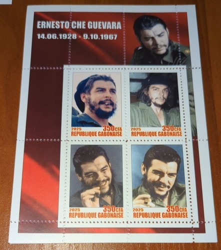 SET OF 8 STAMP BLOCKS Ernesto Che Guevara a symbol of revolution, the fight for - Picture 3 of 16