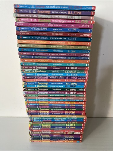 Vintage Bulk Lot 55 Issues Goosebumps Books Original Series & Give yourself