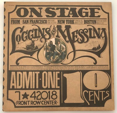 Vinyl LP - Loggins & Messina - On Stage  PG 32848 VG+