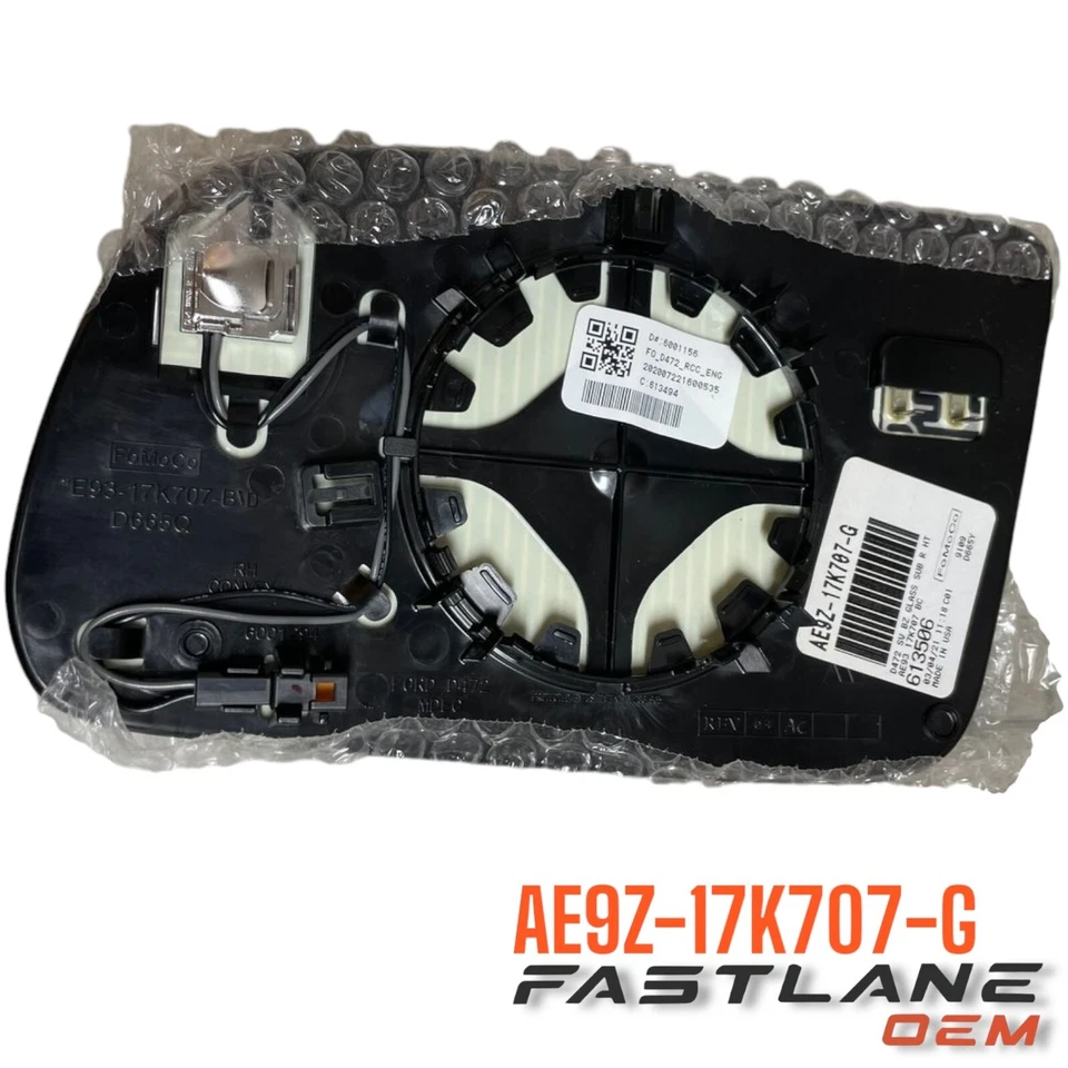 LINCOLN MKT 2010-2019 RETROVISOR EXTERIOR PUERTA ESPEJO VIDRIO DERECHO NUEVO FABRICANTE ORIGINAL AE9Z-17K707-G Foto 2 de 4