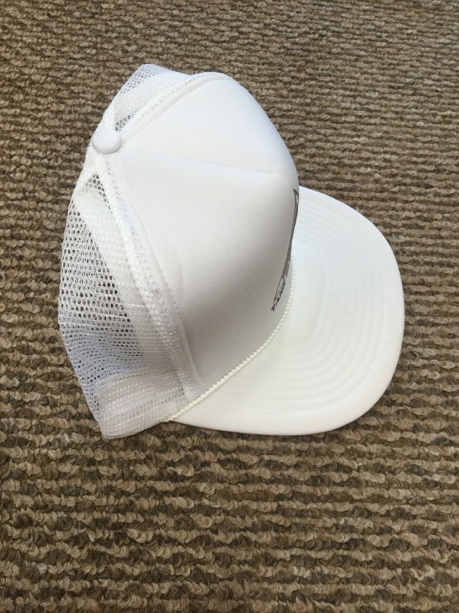 NWOT All Waste Tank Cleaning White Trucker Snapback Hat Cap