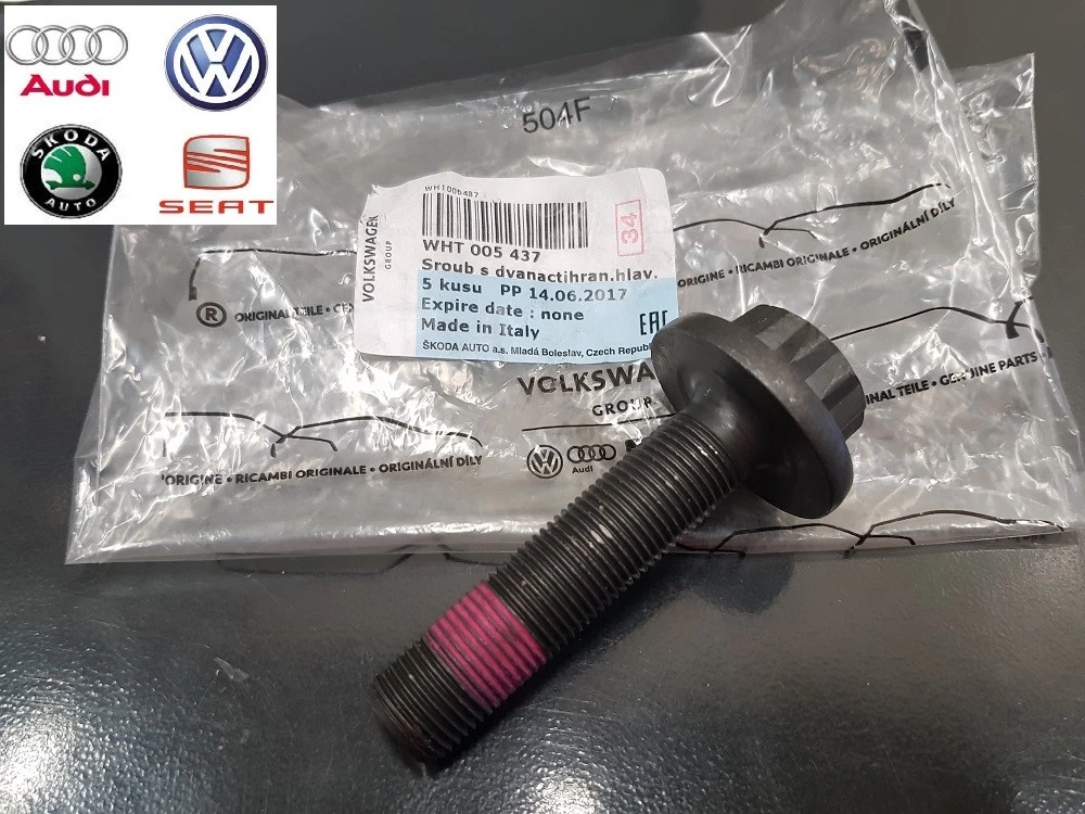 OEM GENUINE VAG Front Hub Wheel Bearing Axle Bolt WHT005437 PASSAT 