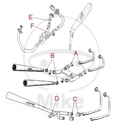 BOCCOLA DI RIDUZIONE ATHENA PIAGGIO 500 X9 2001-2002