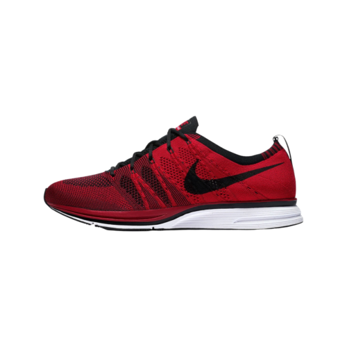 Nike Flyknit Trainer University Red Black White - Picture 1 of 3