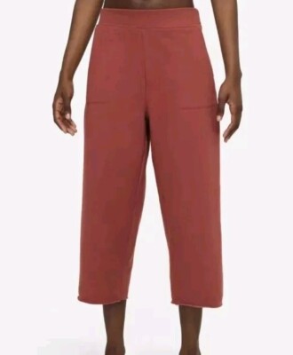 $90 Nike Yoga Luxe Women's Size L Loose Fit Cropped Fleece