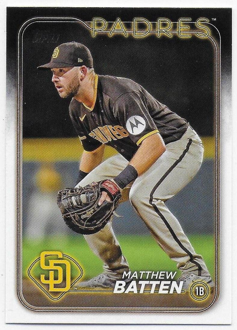 2024 Topps #384 Matthew Batten - San Diego Padres