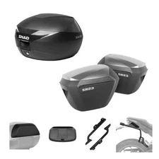 Set SHAD Bauletto SH39K And Panniers SH23A 3P For Suzuki 250 DL V Strom 2017-2024
