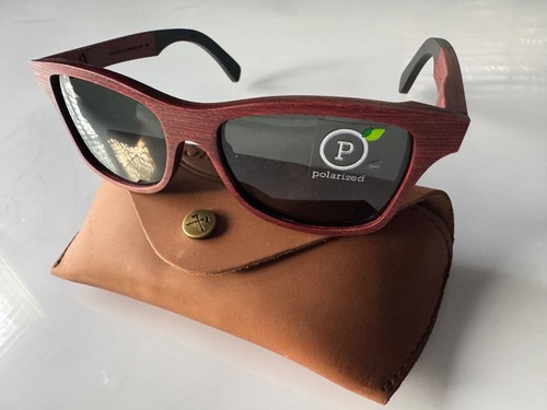 Shwood x Louisville Slugger Handcrafted Wood Polorized Sunglasses with Case