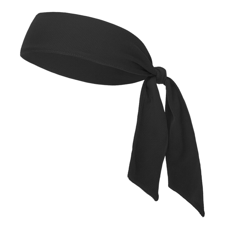 GOGO Adulto Unisex Corbata para la Cabeza, Diadema de Malla para Atar, Diadema de Tenis Foto 2 de 4