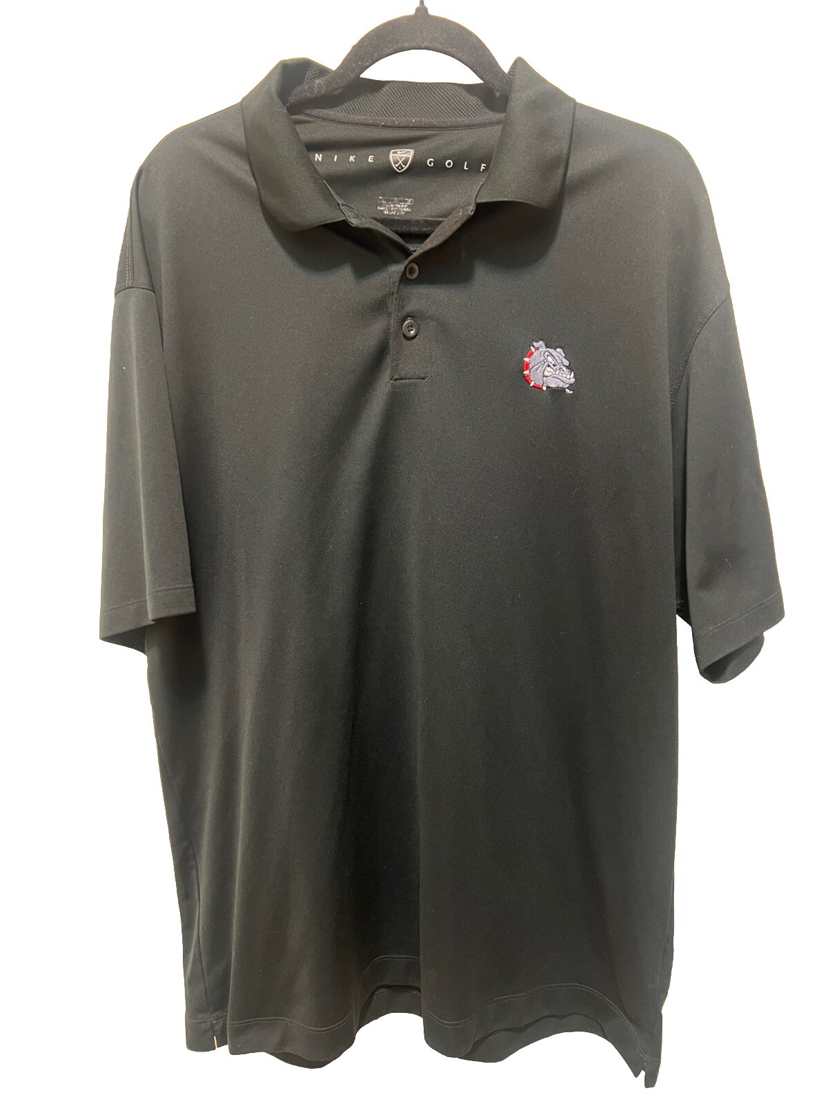 Nike Men’s Golf Shirt Red Gonzaga Bulldogs NCCA Sz XL excellent condition