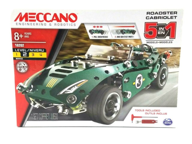 meccano 5 model set roadster