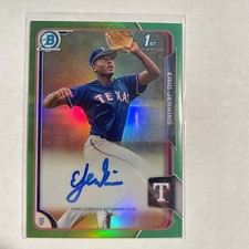 2015 Bowman Draft Chrome Pick Green Refractor /99 Eric Jenkins #BCA-EJ Auto
