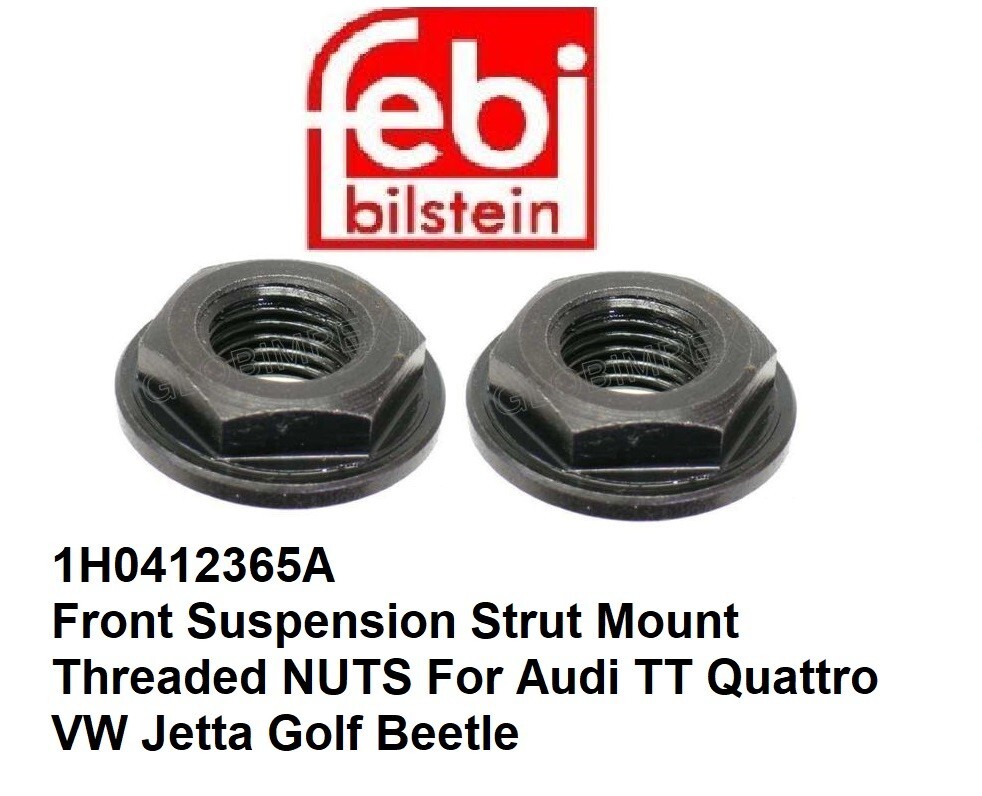 Front Suspension Strut Threaded Bush NUT - 1H0412365A fits TT 